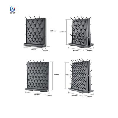 Painel de pegamento de laboratório de polipropileno quadrado resistente à corrosão
