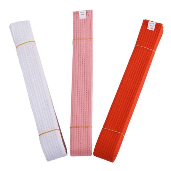 100% Cotton Light Weight Breathable BJJ Belts for Brazilian Jiu Jitsu and Judo