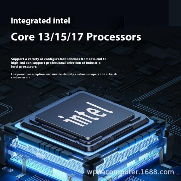 Fanless Industrial Mini PC Intel Core i5 Quad Core 4GB DDR4 SSD