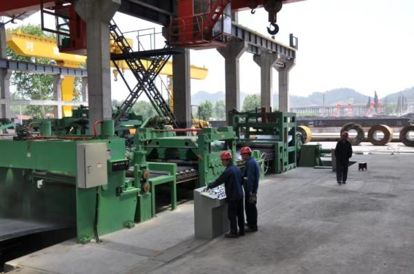 1600MM Thick Plate Cut To Length Line For 3-12 MM Thick Carbon steel Sheet