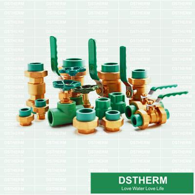 Ppr Male Double Union Ball Valve  Brass  Valve Lighter Weight Type Full Sizes Fast Flow