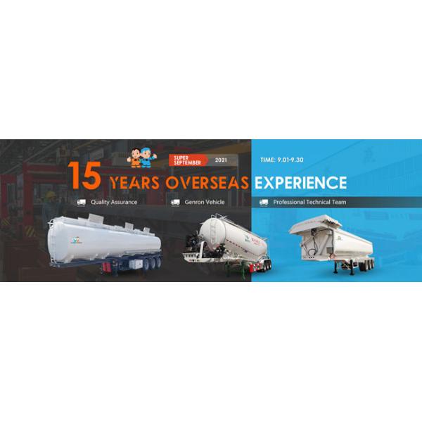 4 Axles 42000 Liters Aluminium Petroleum Tanker Semi Truck Trailer