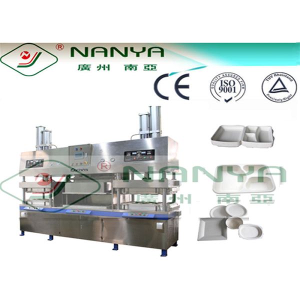 Disposable Paper Pulp Moulding Machinery , Tableware Making Machine 700~7000pcs/H