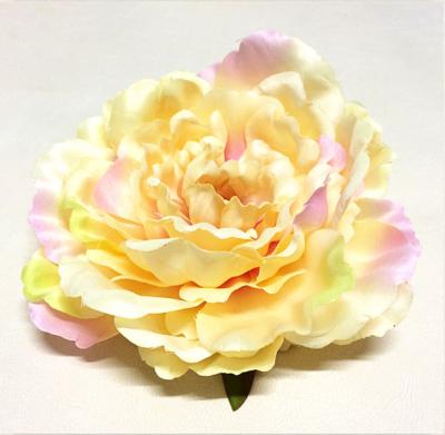 Foldable Tiny Fabric Flowers Warm Yellow Color Environmental Friendly