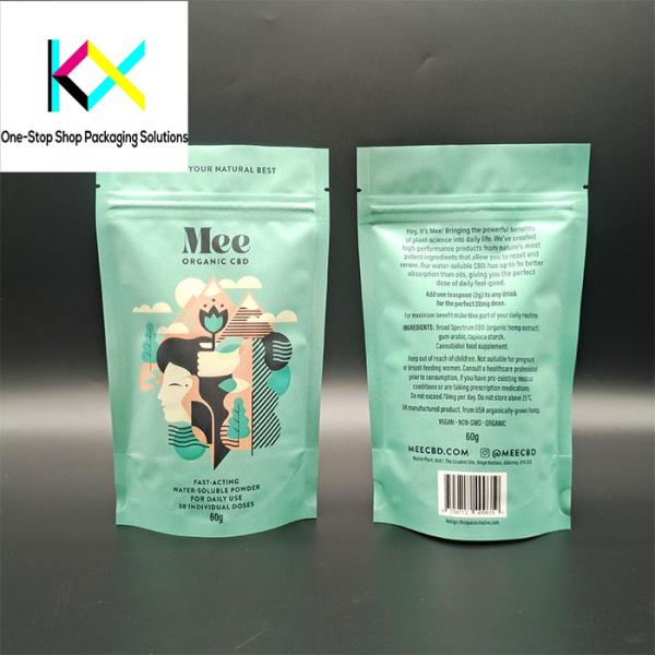 EU Digital Printing Aluminum Foil Stand Up Bag For Food Packaging OEM Commodity Packaging