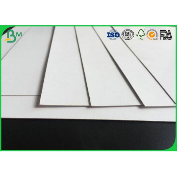 400 - 1000g Laminated Grey Board , Coated Double Side Art Glossy Paper For Making High - End Gift Box