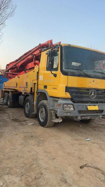 Offre spéciale 2006 Putzmeister 46m pompe à béton pompe hydraulique mobile usagée vente