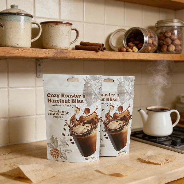 OEM Service Accepted PE AL PET Plastic Coffee Packaging Bag MoistureProof Matte Frosted Mylar Bag Limited Edition Flavor