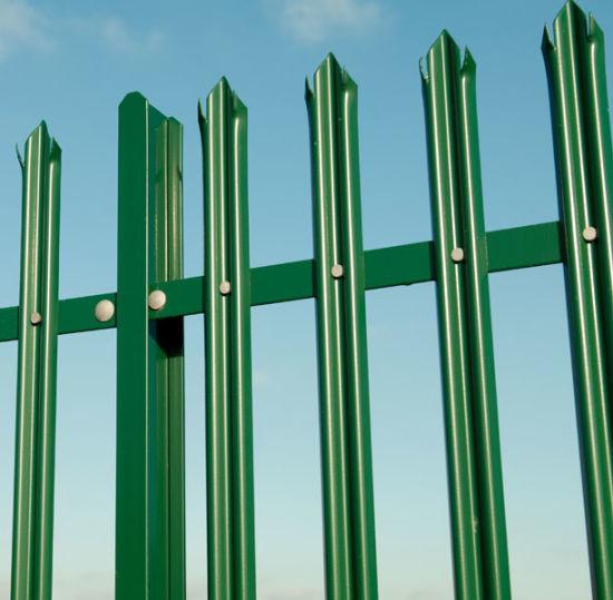 Different Colors Hot Dipped Europe Palisade Fence for Park