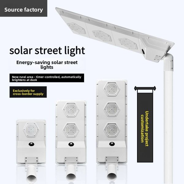 Solar Street Lights Providing Manual Control and Solar Powered Lighting with Integrated Fixtures for Outdoor Applications