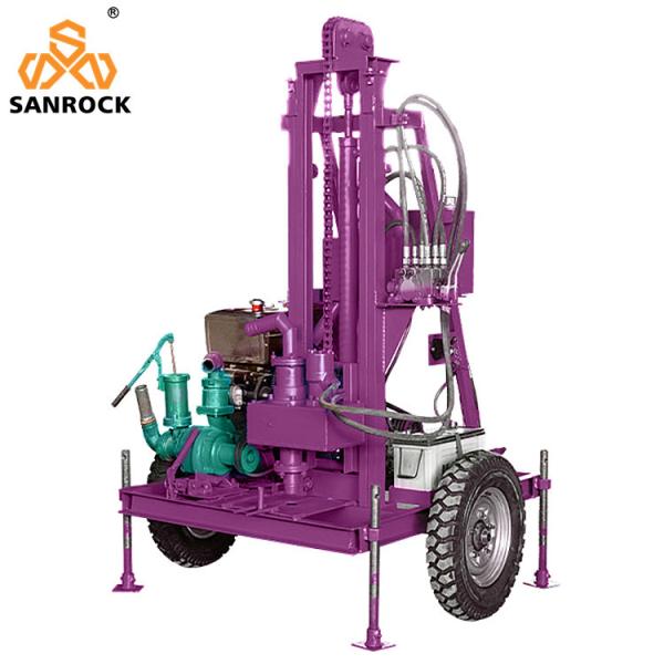 Портативная буровая установка для бурения скважин для воды Гидравлическое оборудование для бурения скважин для малой воды
