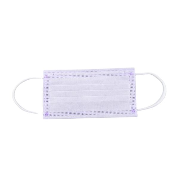 Wholesale non-woven 3 layers disposable ear loop custom color mask black pink colorful surgical face mask