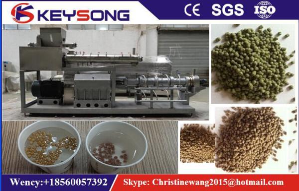 Dry / Wet Fish Feed Pet Food Making Machine High Efficiency Steady Performance