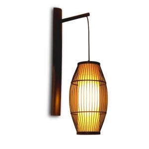 Chinese retro solid wood wall lamp - Hotel Bamboo corridor lamp -antique bamboo