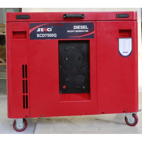 Генератора генератора SCD7500Q одиночная фаза портативного дизельного/4.5Kw 220v дизельного