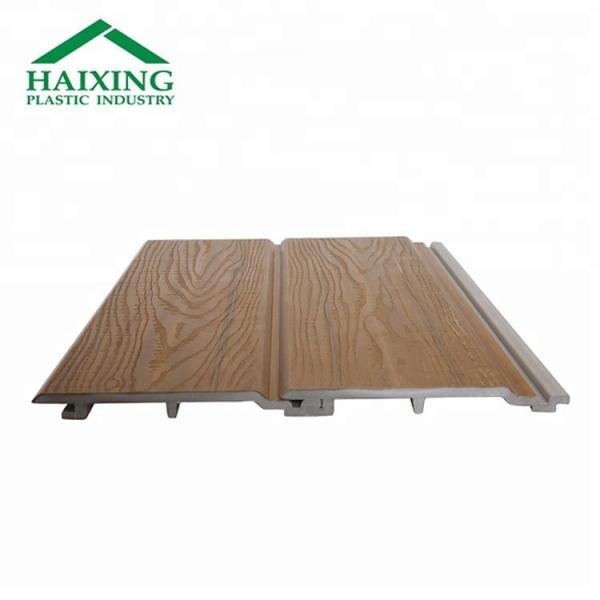 Extrusion Technique Outdoor Decorative WPC Wall Panel with PVC/WPC Material and WPC
