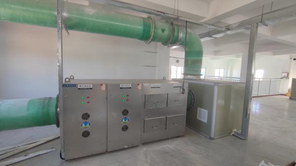 High Energy Ion Deodorization Equipment For Sewage Plan With Core Component Biofilter