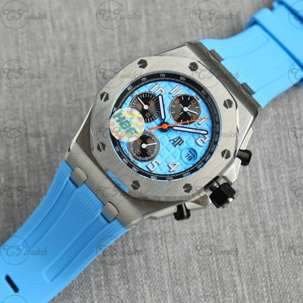 Audemars Piguet Royal Oak Offshore Chronograph 26470ST 42mm Automatic Watch Stainless Steel Case Black Dial Sapphire Glass Sport Luxury