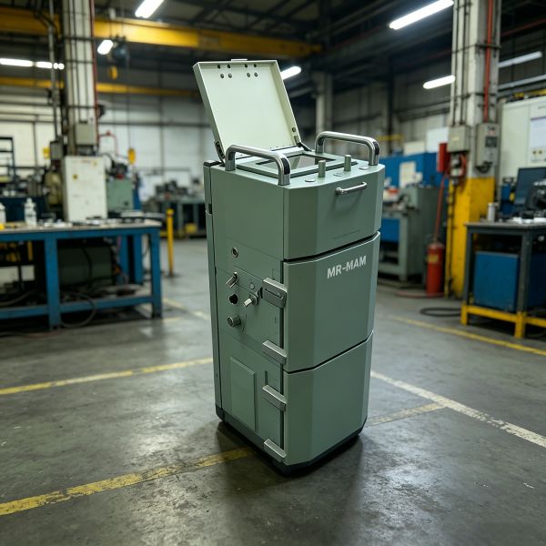 Mobile Radioactive Aerosol Monitor with Compact Rugged Design, Broad Energy Resolution, and Fully Localized Core Components