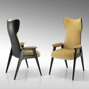 Cadre de noix dinant dossier Silla Comedor de meubles modernes de luxe de chaise