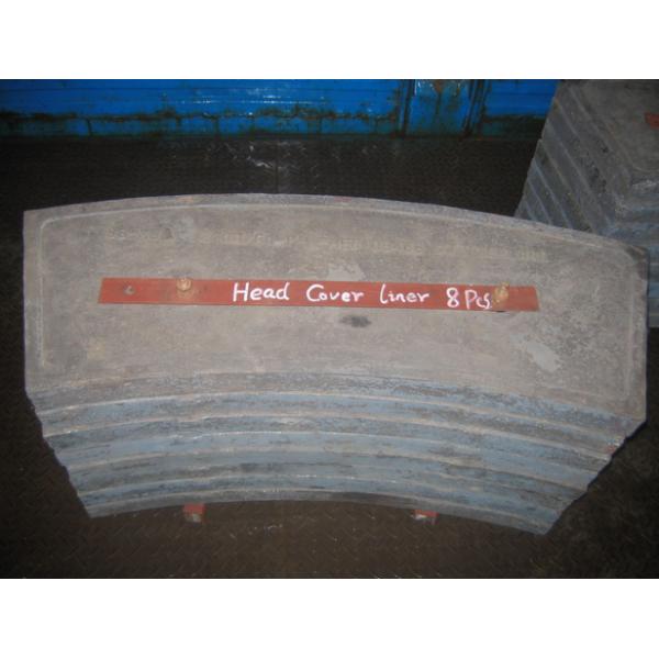 Cement High Cr White Metal Casting Supplies End Liners For Mill