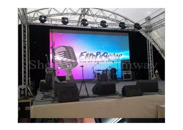 4.81mm Pixel Pitch Outdoor Video Screen Rental SMD2727 Waterproof Cabinet IP65