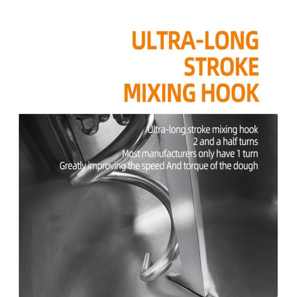 Наклонять замешивая машины теста кухни пекарни автоматический с танком цилиндра