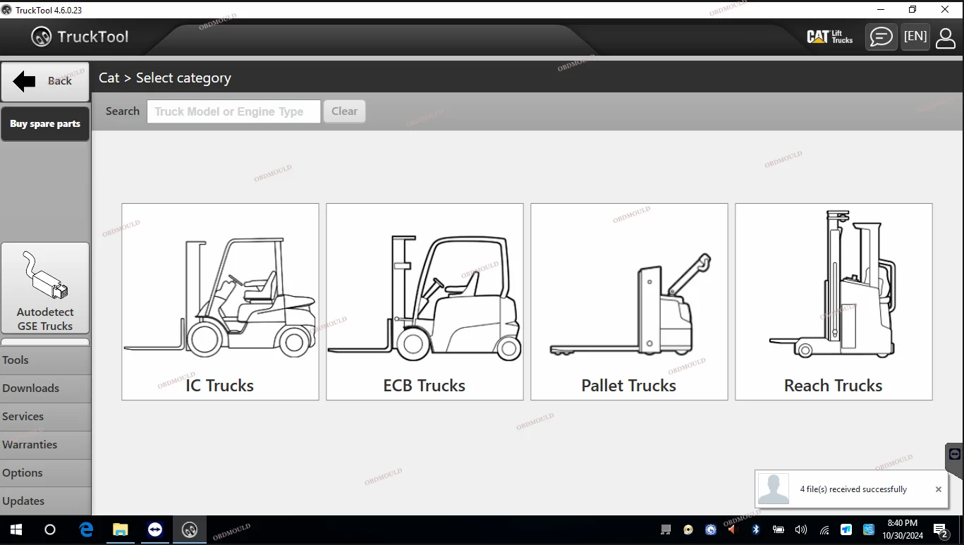 CF53 ноутбук TruckTool универсальный инструмент диагностики вилочной погрузки Подходит для Mitsubishi, ET, TCM, UNICARRIERS, ROCLA, NICHIYU
