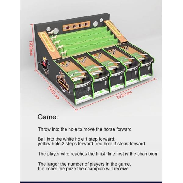 National Horse Racing Carnival Booth Machine Sports Game Machine For Five People