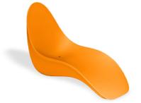 Outdoor plastic leisure recliner, rotomolding-molded swimming pool recliner, beach plastic recliner