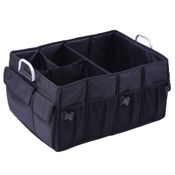 Classic Black Washable Car Trunk Organizer Modular Design For SUV