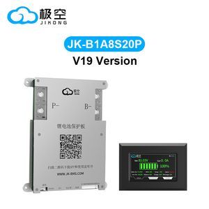 Jikong Battery Balancer BMS LiFePO4 16s 48V with LCD Smart Jk BMS 100A 16s LiFePO4 BMS 4s 12V 100A LiFePO4