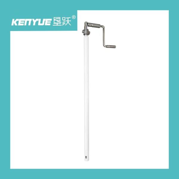 Сталь ручки для вращения больничной койки материала белого металла трубчатая под кроватью