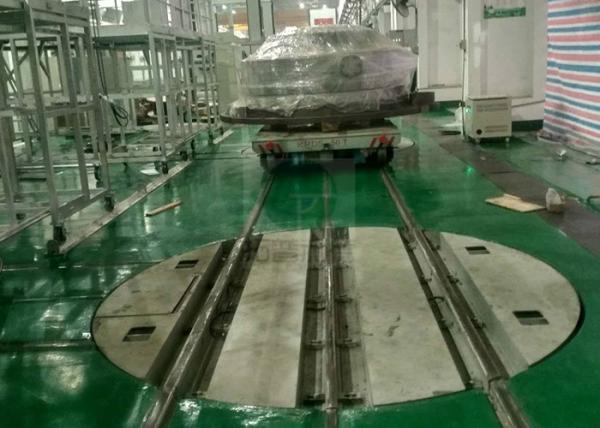 20 t  380-440V AC power transfer carts railway turntable attached foundation drawing