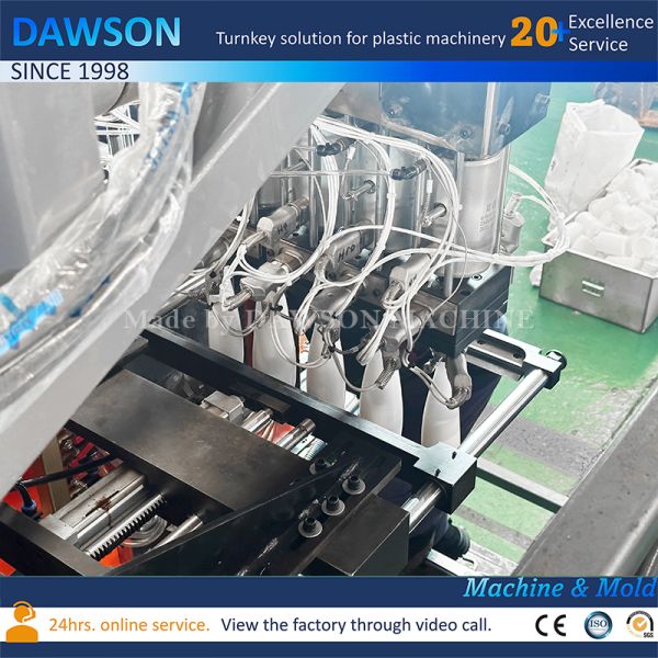 Versatile Wide Mouth HDPE Canister Blow Molder Extrusion Blow Molding Machines for Household Chemicals