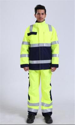fita multi Norm Workwear 290gsm olá! Vis Jacket amarelo de 50mm franco