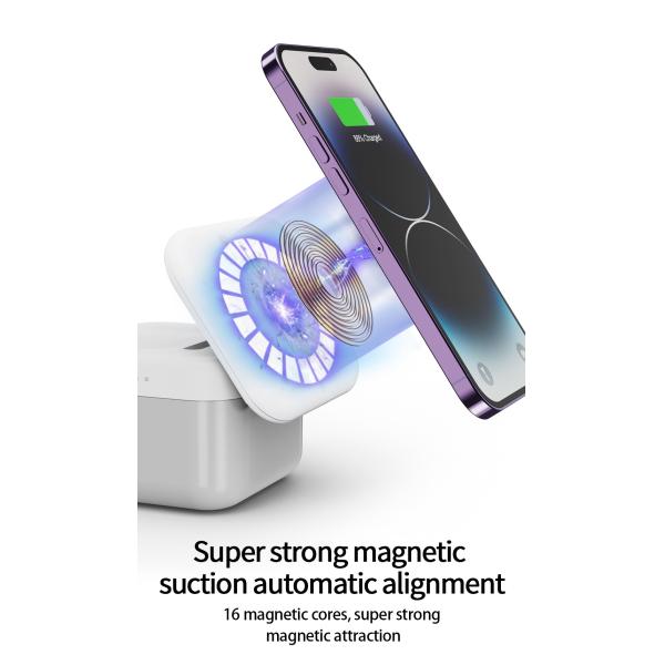 Nom Chargeur sans fil multifonctionnel - Lumière LED bleue à distance de transmission ≤ 6 mm