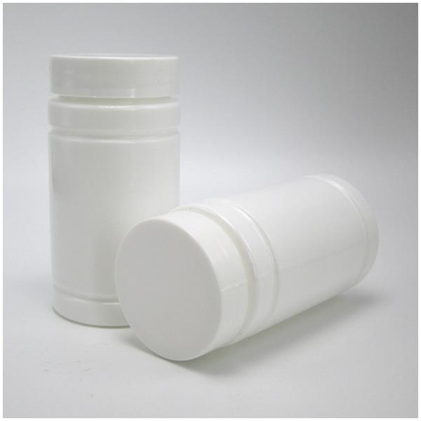 Child Proof Cap 80ML PE Plastic Bottle for Tablet Screw Cap Sealing Type Free Samples