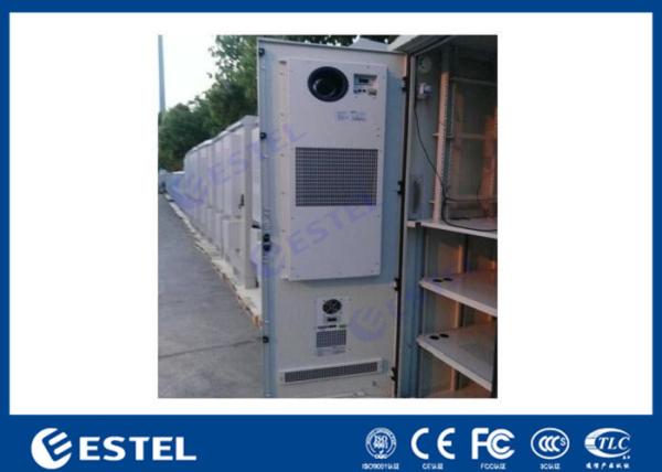 DC Air Conditioner Outdoor Equipment Cabinet One Front Door With Three Layer Battery