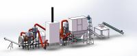 Fuego de carbonización eficiente con colector de polvo de ciclones para un funcionamiento libre de contaminación