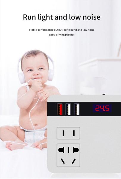 Car Power Inverter Charger Battery Starter 12V 24V Phone Charger For Phone Fast Car Wireless Charger