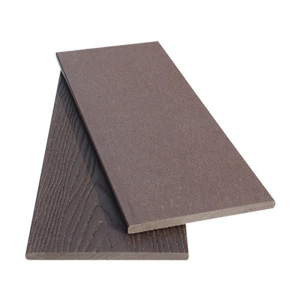 O revestimento externo da parede do apartamento do café cobre o Woodgrain 3D de 139*9mm