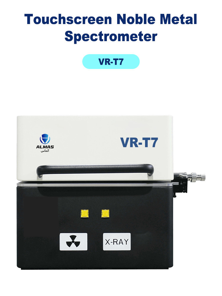 VR-T7 Gold Analyzer with High-resolution CMOS Color Camera High Sensitivity SDD Detector and T-shaped Radiator Cooling System