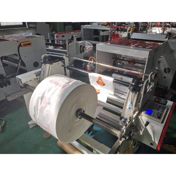 Покупатель LDPE поли пластиковый делая машину 50pcs/min, пластмассу ручки притяжки носит машину производства сумки