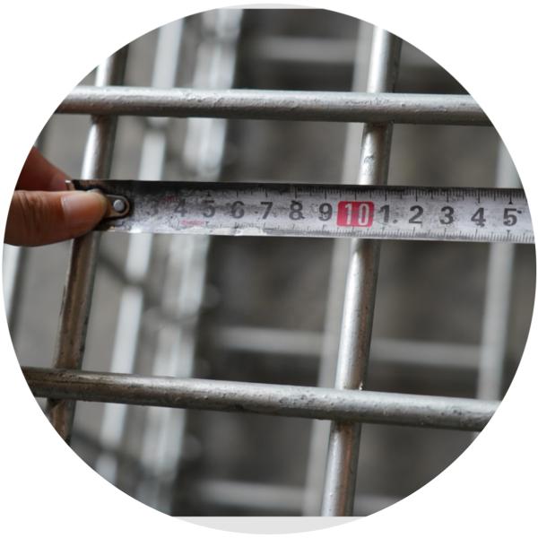 Услуга по обработке квадратных отверстий прямой габионной поддерживающей стены для ландшафтного дизайна