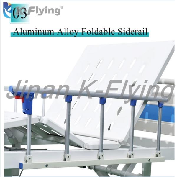 Simple Design ABS Hospital Nursing Bed Steel Metal Movable Patinet Portable