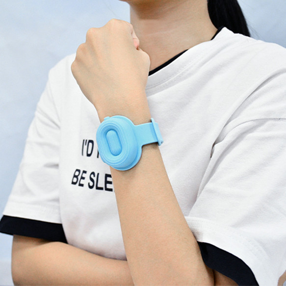 Wearable 10ml Wrist Bands Hand Sanitizer 75% Alcohol
