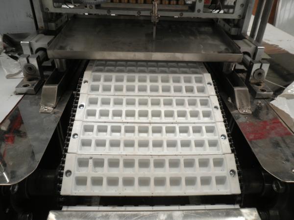 Linha de produção foliforme equipamento de Gummies da pastilha de hortelã de fabricação gomoso 600kg/h do equipamento dos doces da aprovação do CE