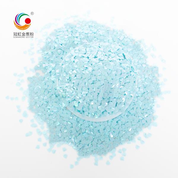3D Diamond Loose Chunky Reflective Glitter Powder Peacock Blue For Crafts Nail Eye Decoration