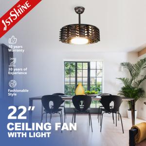 22インチ ブレードレス LED 天井扇風機 110V 三色